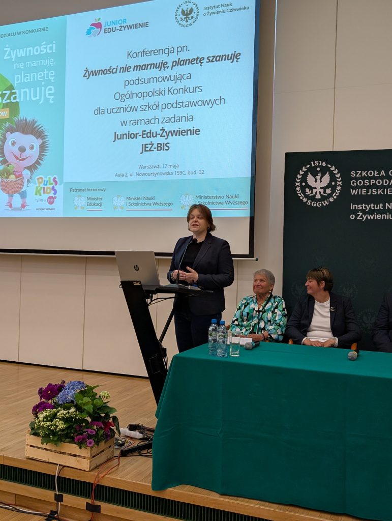 Konferencja podsumowująca konkurs Żywności nie marnuję, planetę szanuję
